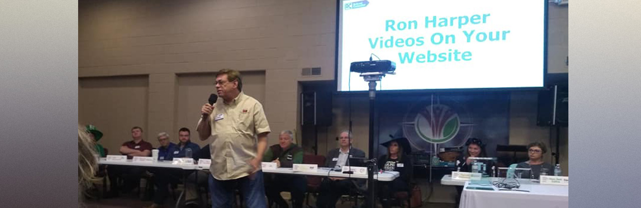 Ron speaking about video production