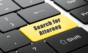 attorney search key on keyboard